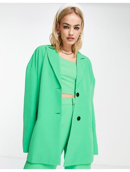 Extro & Vert super slouchy blazer in bold green