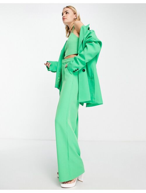 Extro & Vert super slouchy blazer in bold green