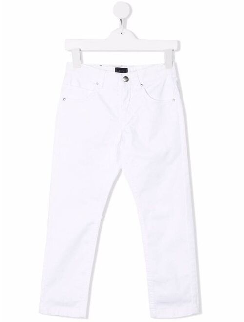 Fay Kids five-pocket cotton chinos