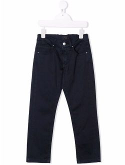 Fay Kids slim-cut chino trousers