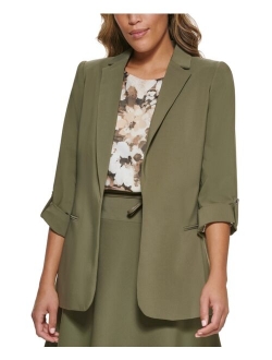 Women's Open Front 3/4 Sleeve Blazer