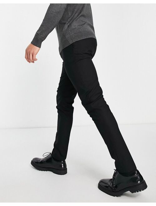 ASOS DESIGN skinny smart pants in black