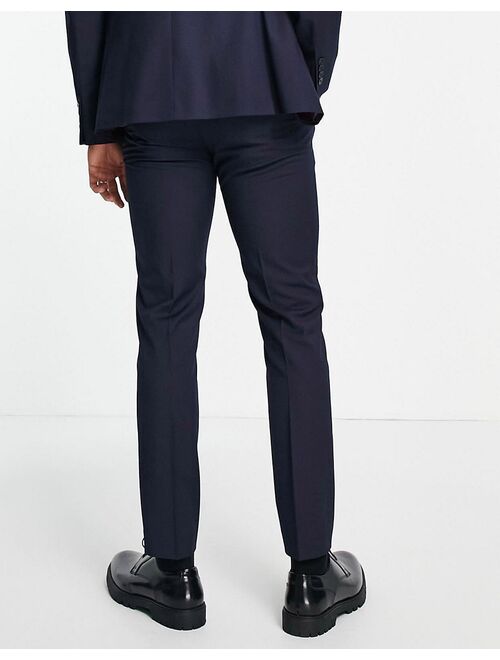 ASOS DESIGN slim suit pants in navy