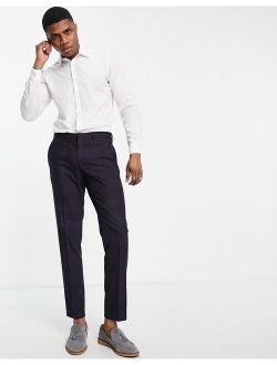 Selected Homme slim suit pants in navy check