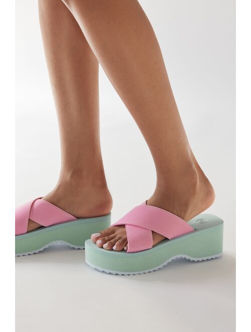 Urban Outfitters UO Elastic EVA Platform Sandal