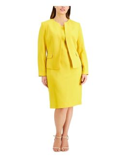 Plus Size Cardigan Jacket & Sheath Dress