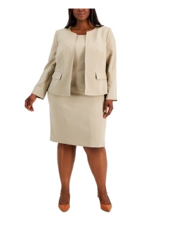 Plus Size Cardigan Jacket & Sheath Dress