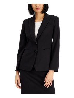 Notched Two-Button Blazer