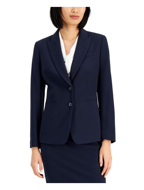 Tahari ASL Notched Two-Button Blazer