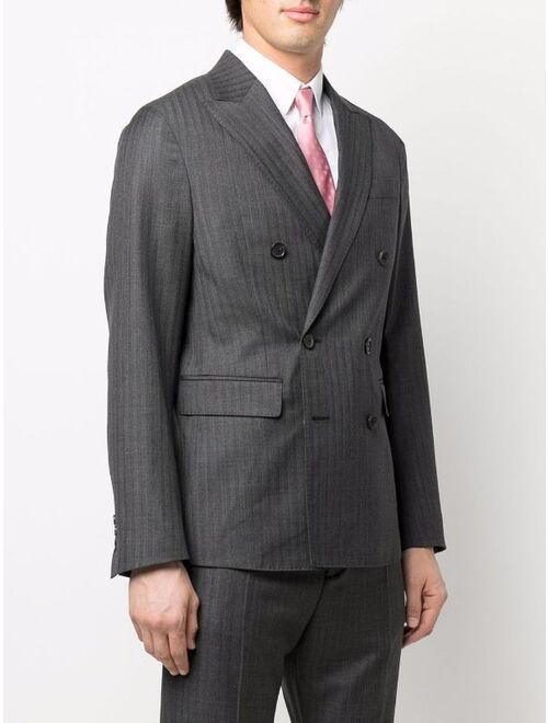 Dsquared2 double-breasted checked suit