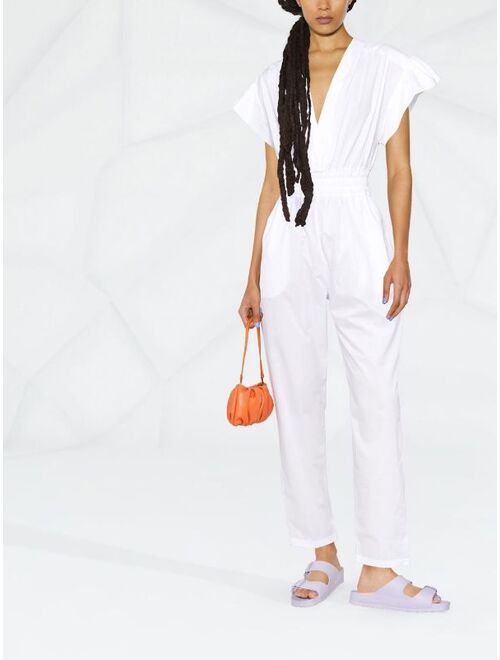 PINKO flutter-sleeved tapered jumpsuit