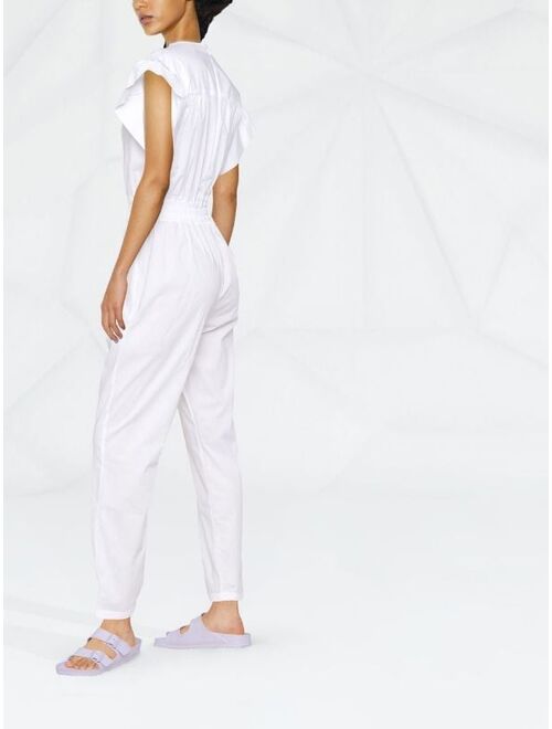 PINKO flutter-sleeved tapered jumpsuit