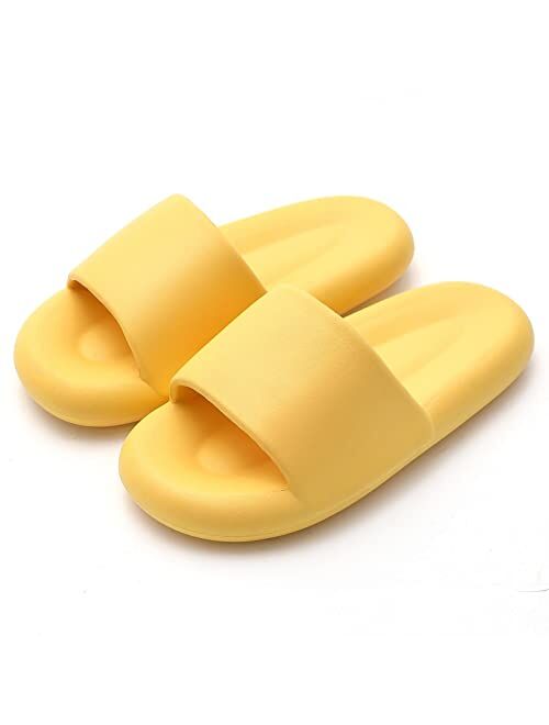 Boomsheep Clouds Slides for Women and Men Shower Slippers Home Slippers Cushion Sandals Quick Drying Non-Slip Lightweight Indoor and Outdoor Bathroom Spa Beach