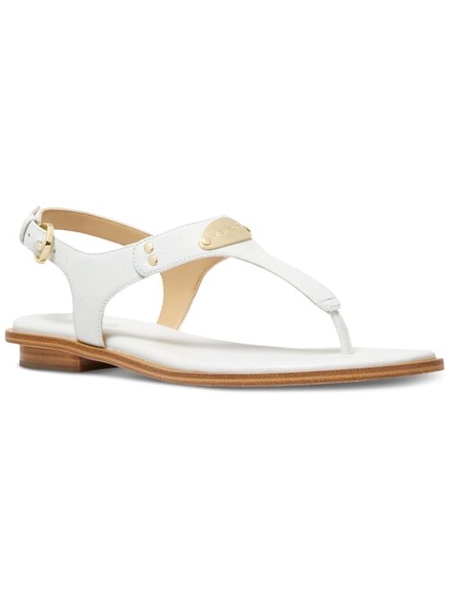 MICHAEL Michael Kors Women's MK Plate Flat Thong Sandals