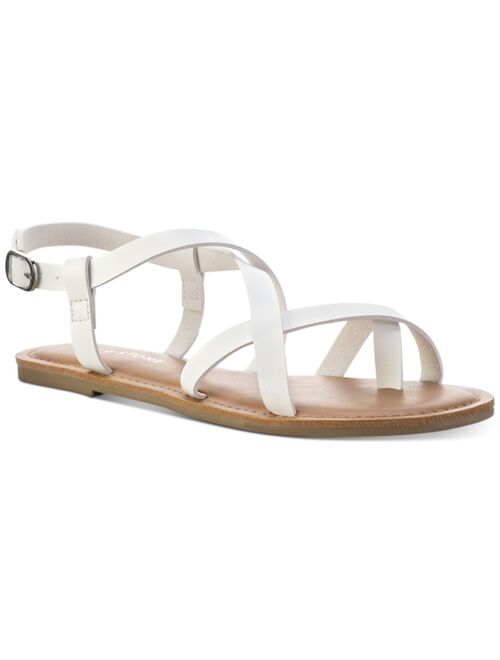 Sun + Stone Roxxie Asymetrical Flat Sandals, Created For Macy's