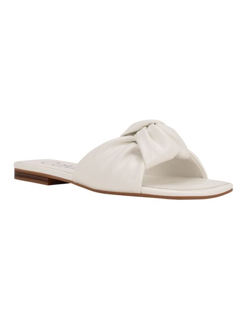 Calvin Klein Women's Mokio Slide Flat Sandals