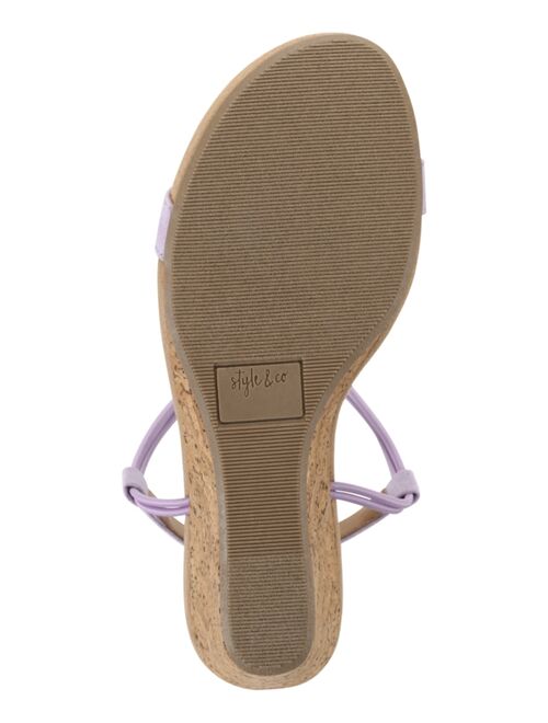 Style & Co Mulan Wedge Sandals, Created for Macy's