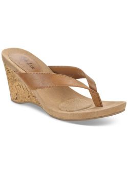 Style & Co Chicklet Wedge Thong Sandals, Created for Macy's