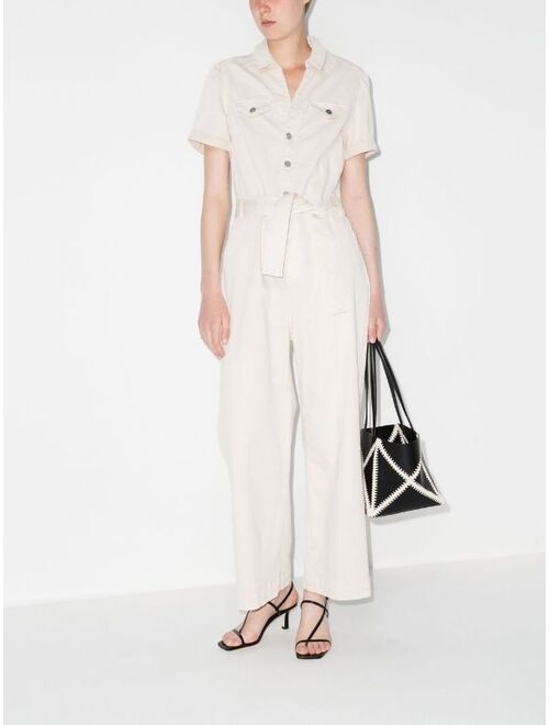 PAIGE Anessa short-sleeved jumpsuit