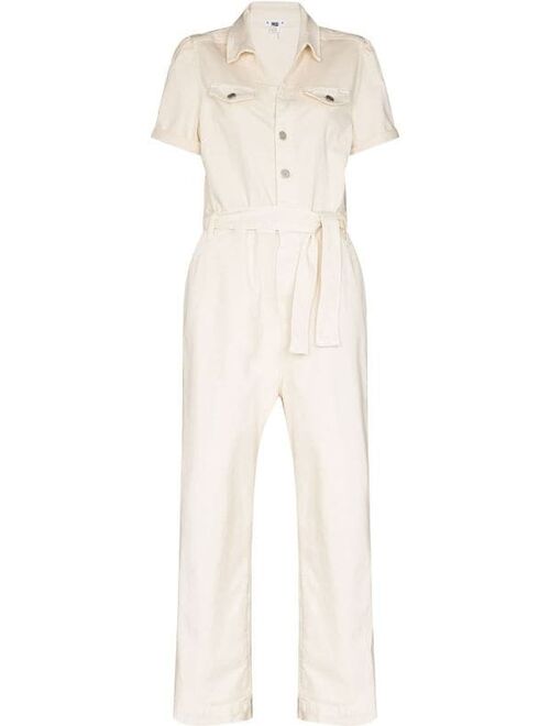 PAIGE Anessa short-sleeved jumpsuit