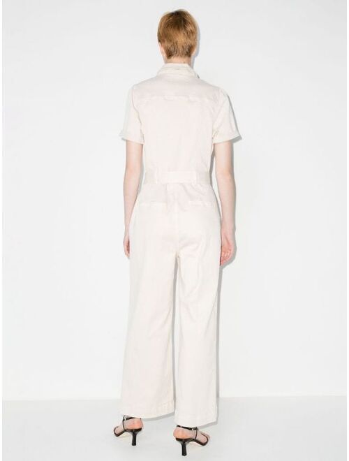 PAIGE Anessa short-sleeved jumpsuit