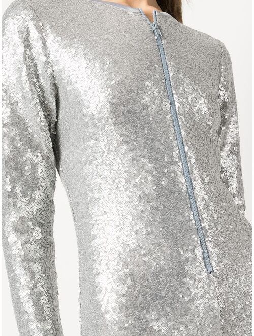 Cynthia Rowley sequin zip-up jumpsuit