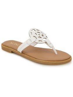 XOXO Women's Maci Geometric Design Casual Sandals