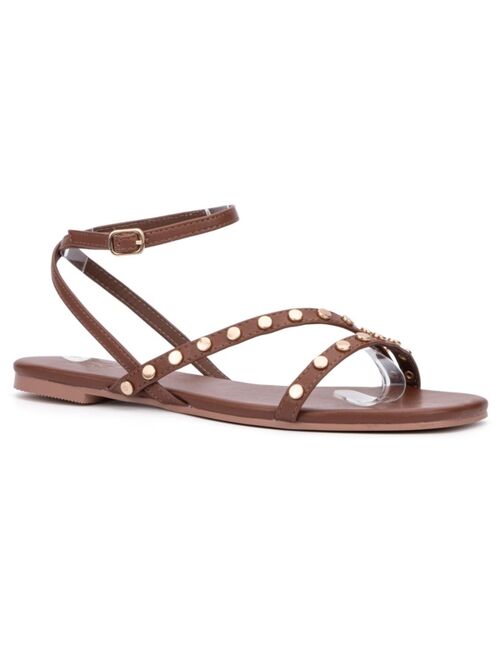 New York And Company Women's Farra Flat Sandals