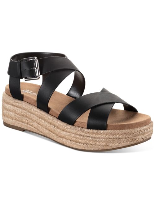 Style & Co Emalinee Espadrille Platform Wedge Sandals, Created for Macy's