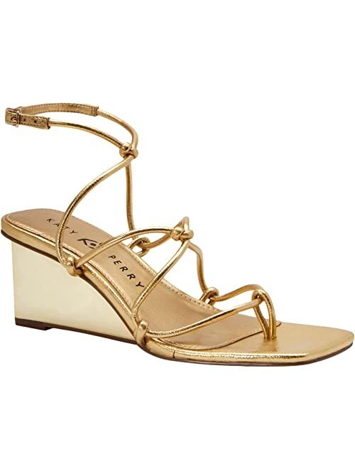 Katy Perry Women's The Irisia Knotted Strappy Wedge Sandals