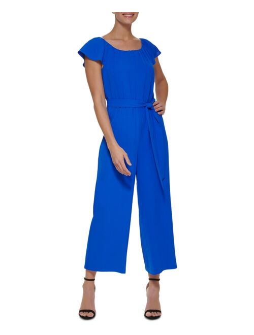 DKNY Flutter Sleeve Jumpsuit