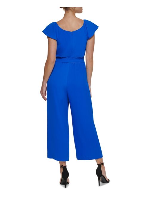 DKNY Flutter Sleeve Jumpsuit