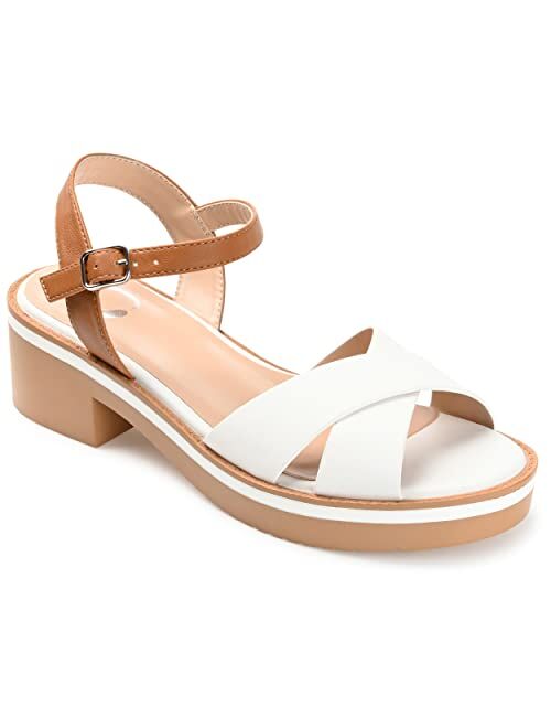 Journee Collection Women's Hilaree Ankle-Strap Sandals