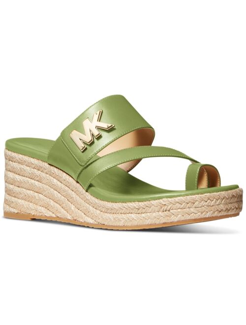 Michael Michael Kors Women's Sidney Mid Wedge Espadrille Sandals