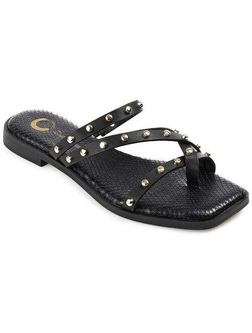 Journee Collection Women's Fanny Slide Sandals