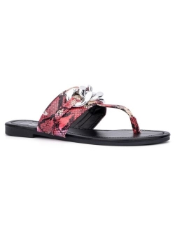 New York And Company Women's Cassandra Thong Sandals