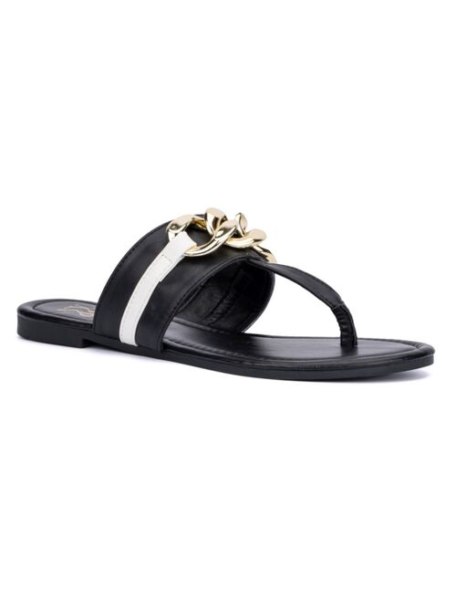 New York And Company Women's Cassandra Thong Sandals