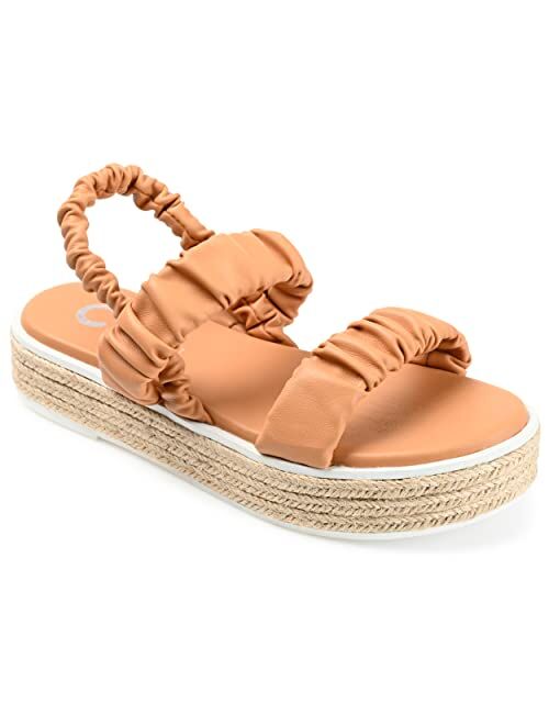 Journee Collection Women's Knowles Platform Espadrille Sandals