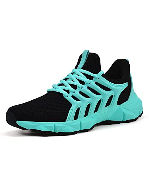 BIVENANT Mens Gym Athletic Running Walking Tennis Fashion Hiking Casual Shoes