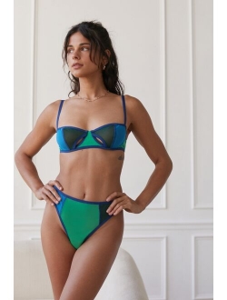 Surfs Up Colorblock High-Waisted Thong