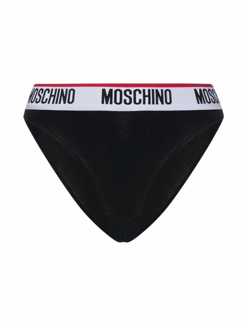 Moschino two-pack logo-tape briefs