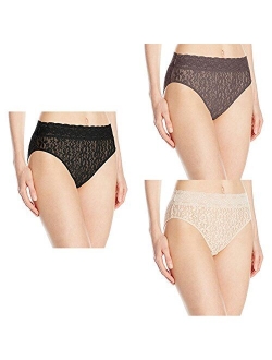 Halo Lace Hi-Cut Brief