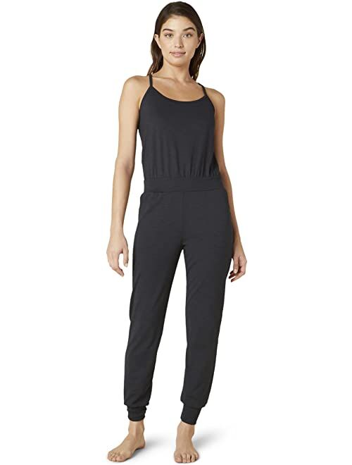 Beyond Yoga Heather Rib Lounge Around Jumpsuit