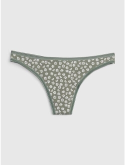 Stretch Cotton Thong