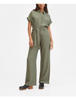 Women's Lyocell Jumpsuit with Belt