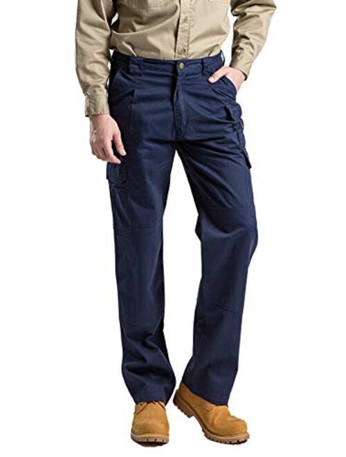 Titicaca Men's FR Cargo Pants Flame Resistant Pants Lightweight 7.5oz 100% Cotton Fire Retardant Elastic Waist Pants