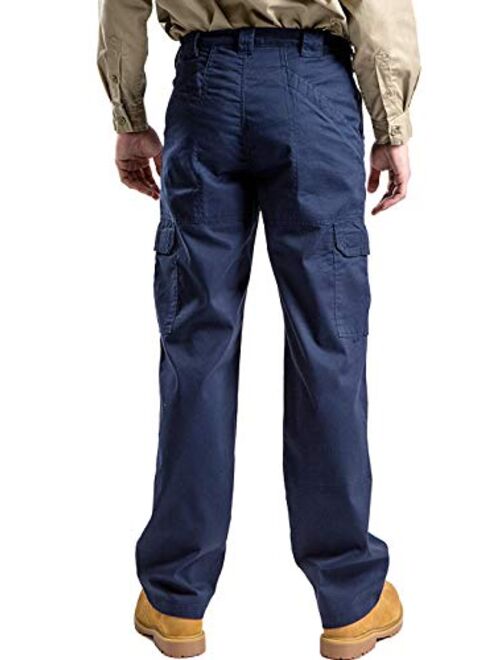 Titicaca Men's FR Cargo Pants Flame Resistant Pants Lightweight 7.5oz 100% Cotton Fire Retardant Elastic Waist Pants