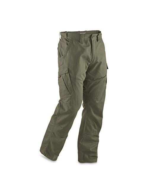 Guide Gear Ripstop Work Cargo Pants for Men in Cotton, Big and Tall Tactical Pants for Construction, Utility, and Safety