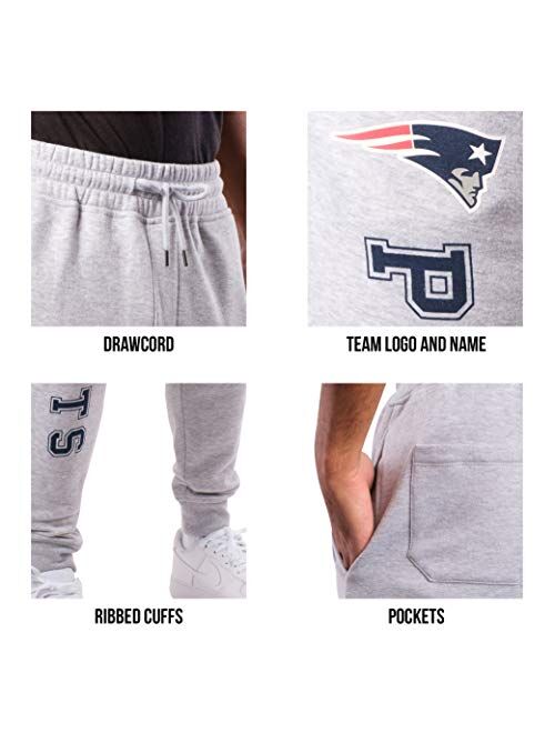 Ultra Game NFL Men's Active Soft Fleece Jogger Sweatpants