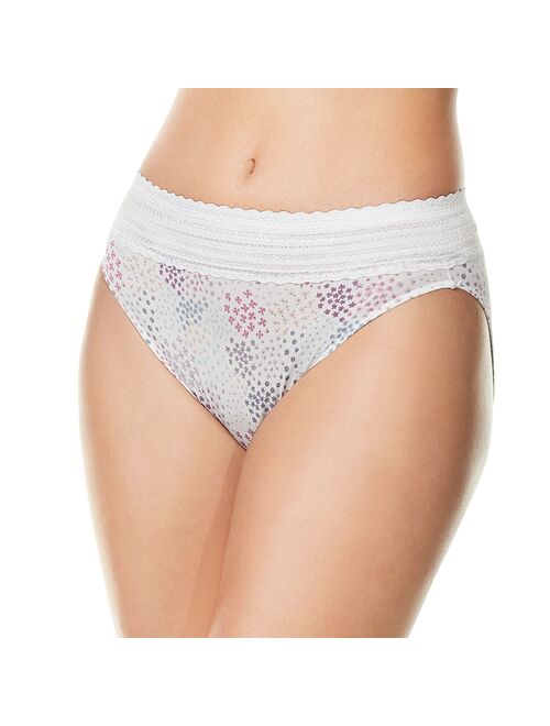 Warner's Women's Warners No Pinching. No Problems. Hi-Cut Lace Panty 5109J